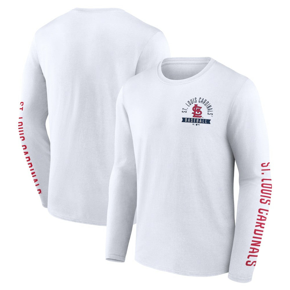 St. Louis Cardinals Fanatics Press Box Long Sleeve T-Shirt - MLB