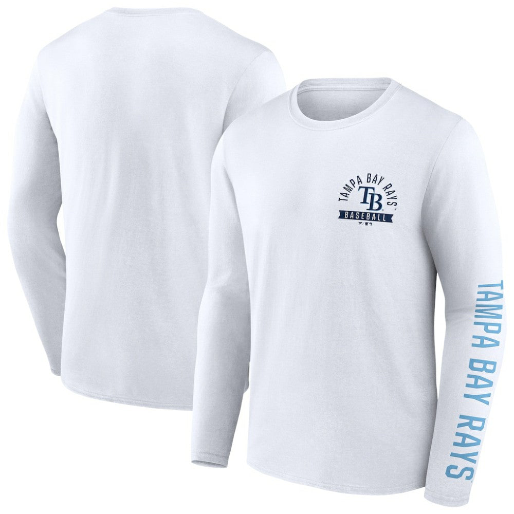 Tampa Bay Rays Fanatics Press Box Long Sleeve T-Shirt - MLB