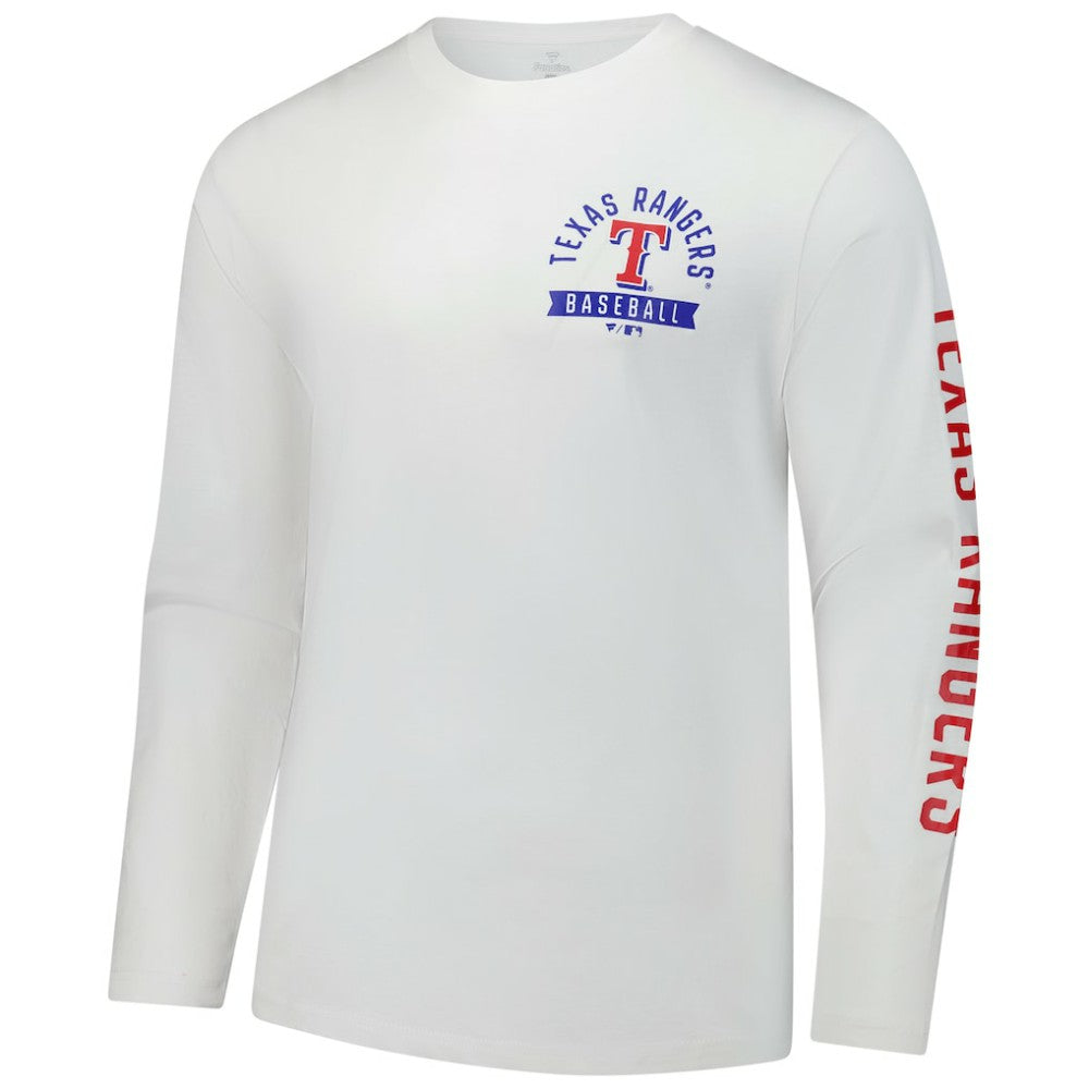 Texas Rangers Fanatics Press Box Long Sleeve T-Shirt - MLB