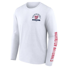 Washington Nationals Fanatics Press Box Long Sleeve T-Shirt - MLB