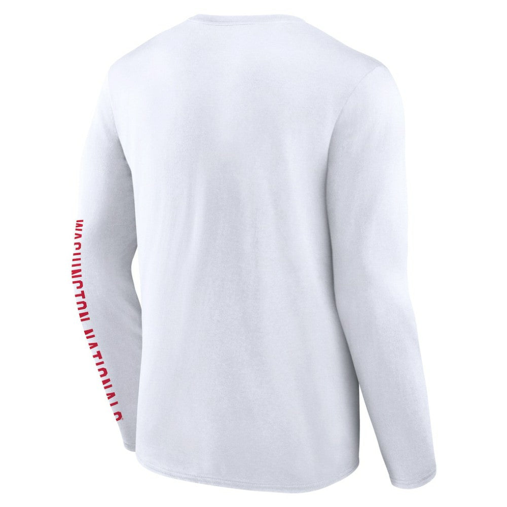 Washington Nationals Fanatics Press Box Long Sleeve T-Shirt - MLB