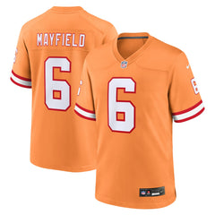 Baker Mayfield Tampa Bay Buccaneers Throwback Game Jersey Orange | Nike for Sale