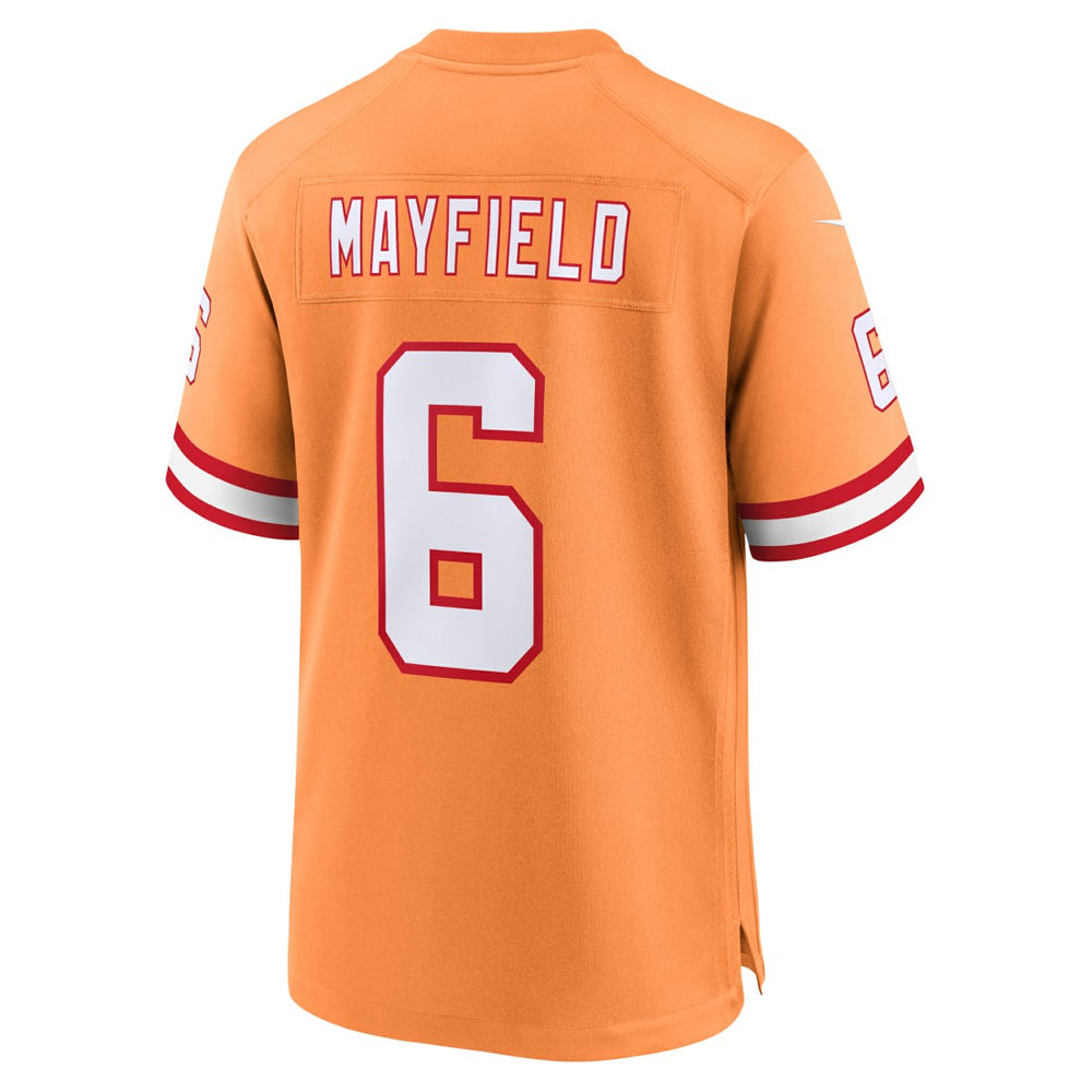 Baker Mayfield Tampa Bay Buccaneers Throwback Game Jersey Orange | Nike for Sale