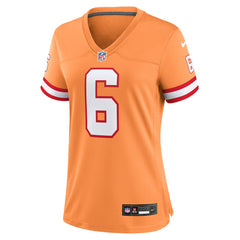 Baker Mayfield Tampa Bay Buccaneers Women's Throwback Game Jersey Orange | Nike for Sale