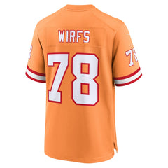 Tristan Wirfs Tampa Bay Buccaneers Alternate Game Jersey Orange | Nike for Sale