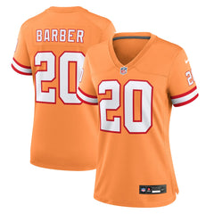 Ronde Barber Tampa Bay Buccaneers Women's Throwback Game Jersey Orange | Nike for Sale