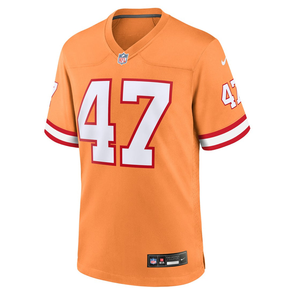 John Lynch Tampa Bay Buccaneers Throwback Game Jersey Orange | Nike for Sale