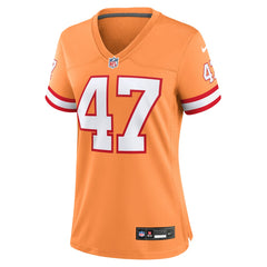 John Lynch Tampa Bay Buccaneers Women's Throwback Game Jersey Orange | Nike for Sale