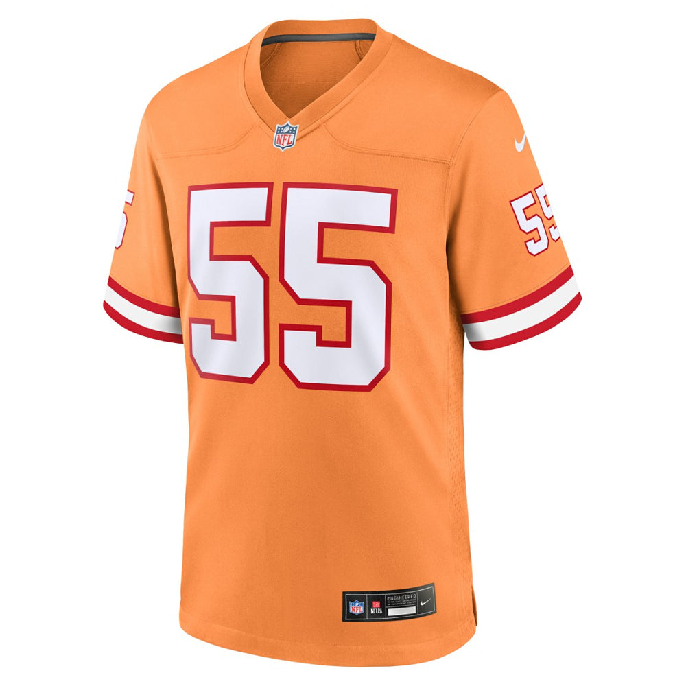 Derrick Brooks Tampa Bay Buccaneers Throwback Game Jersey Orange | Nike for Sale