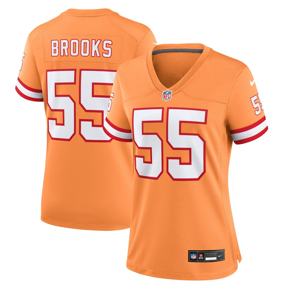 Derrick Brooks Tampa Bay Buccaneers Women's Throwback Game Jersey Orange | Nike for Sale