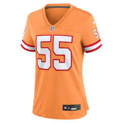 Derrick Brooks Tampa Bay Buccaneers Women's Throwback Game Jersey Orange | Nike for Sale