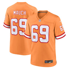 Cody Mauch Tampa Bay Buccaneers Alternate Game Jersey Orange | Nike for Sale