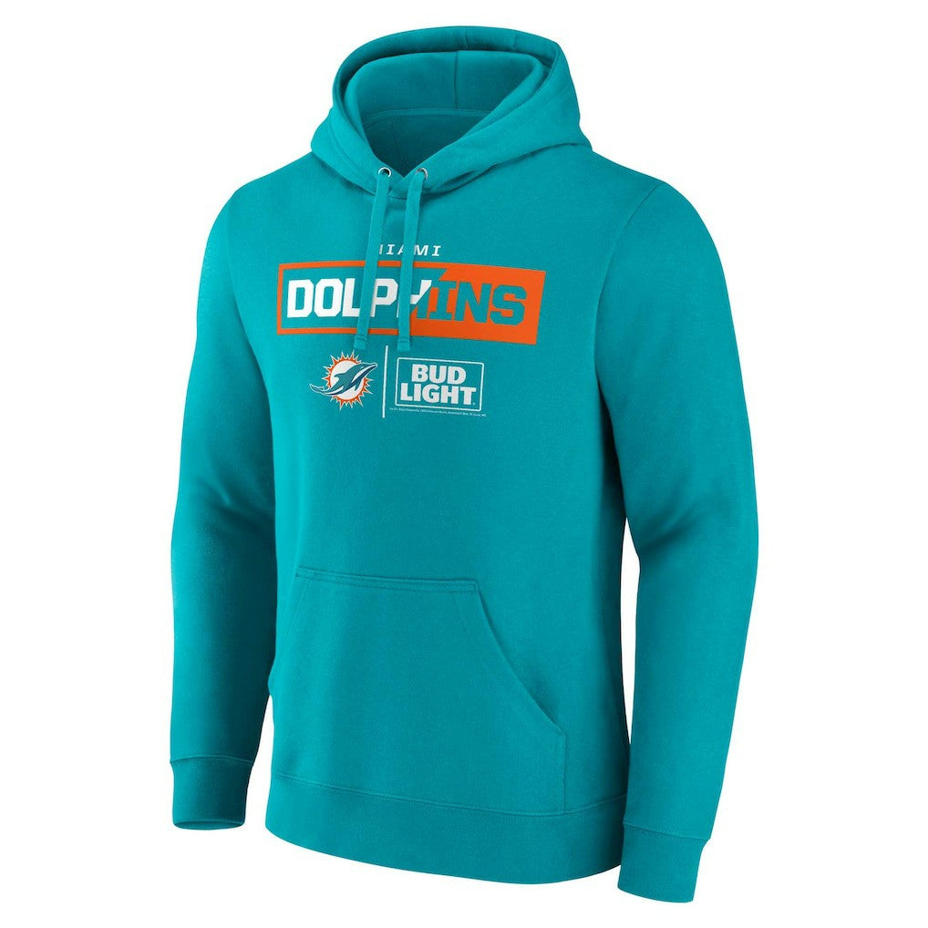 Miami Dolphins NFL x Bud Light Pullover Hoodie Aqua | NFL