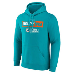Miami Dolphins NFL x Bud Light Pullover Hoodie Aqua | NFL