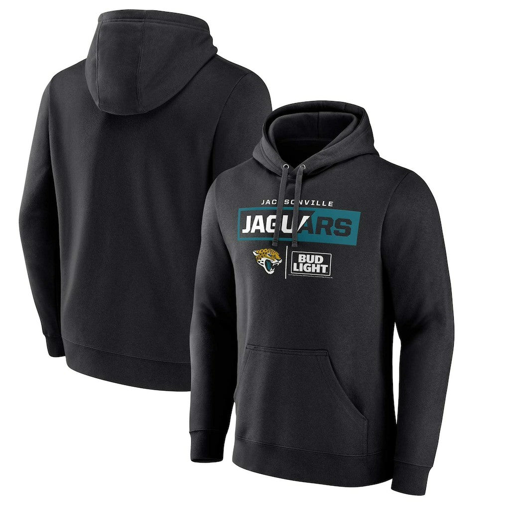 Jacksonville Jaguars NFL x Bud Light Pullover Hoodie Black | NFL