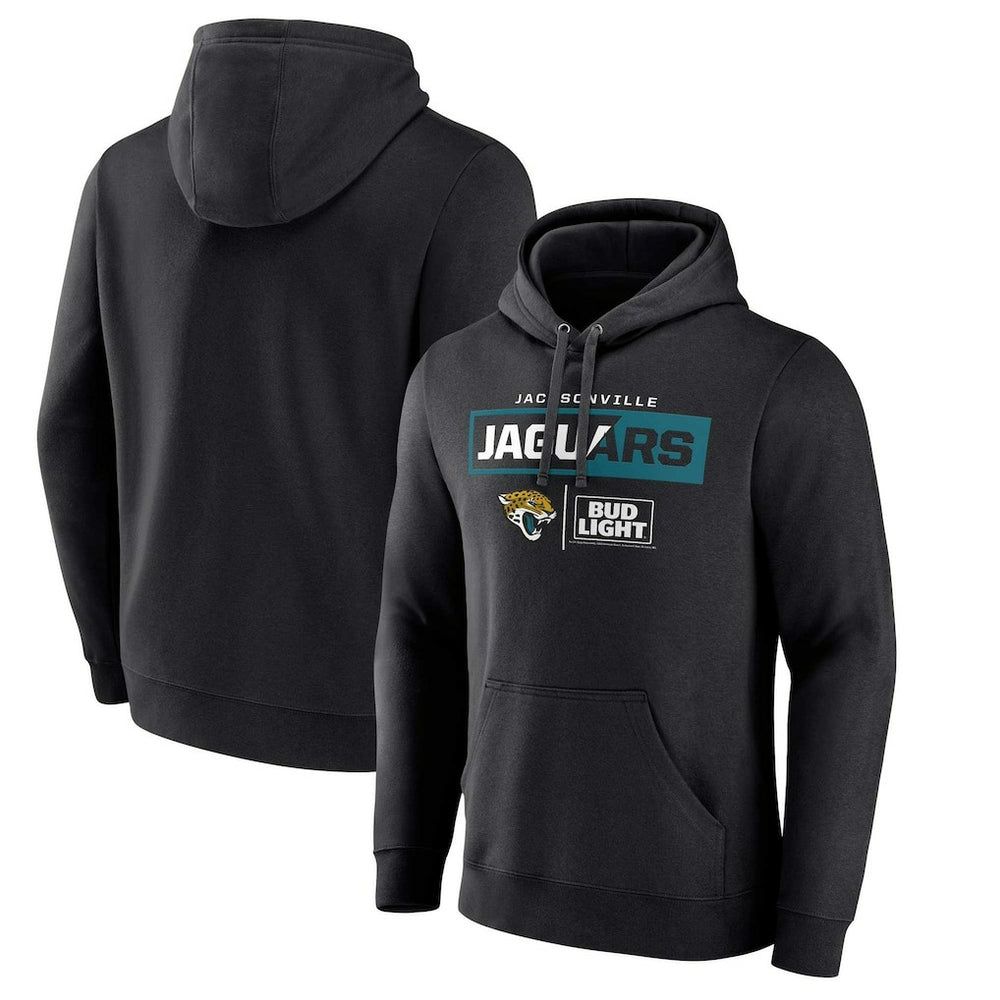 Jacksonville Jaguars NFL x Bud Light Pullover Hoodie Black | NFL