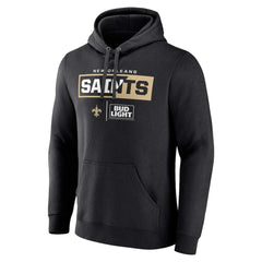 New Orleans Saints NFL x Bud Light Pullover Hoodie Black | NFL