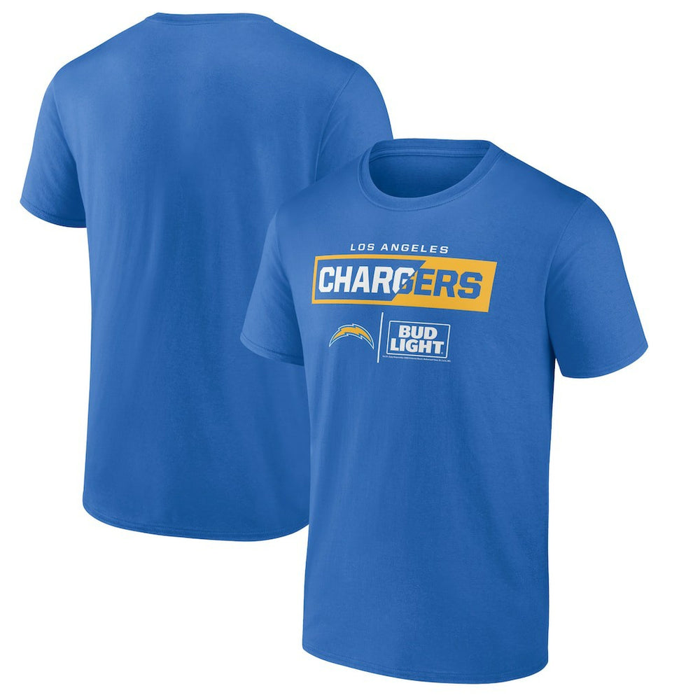 Los Angeles Chargers NFL x Bud Light T-Shirt Blue | NFL