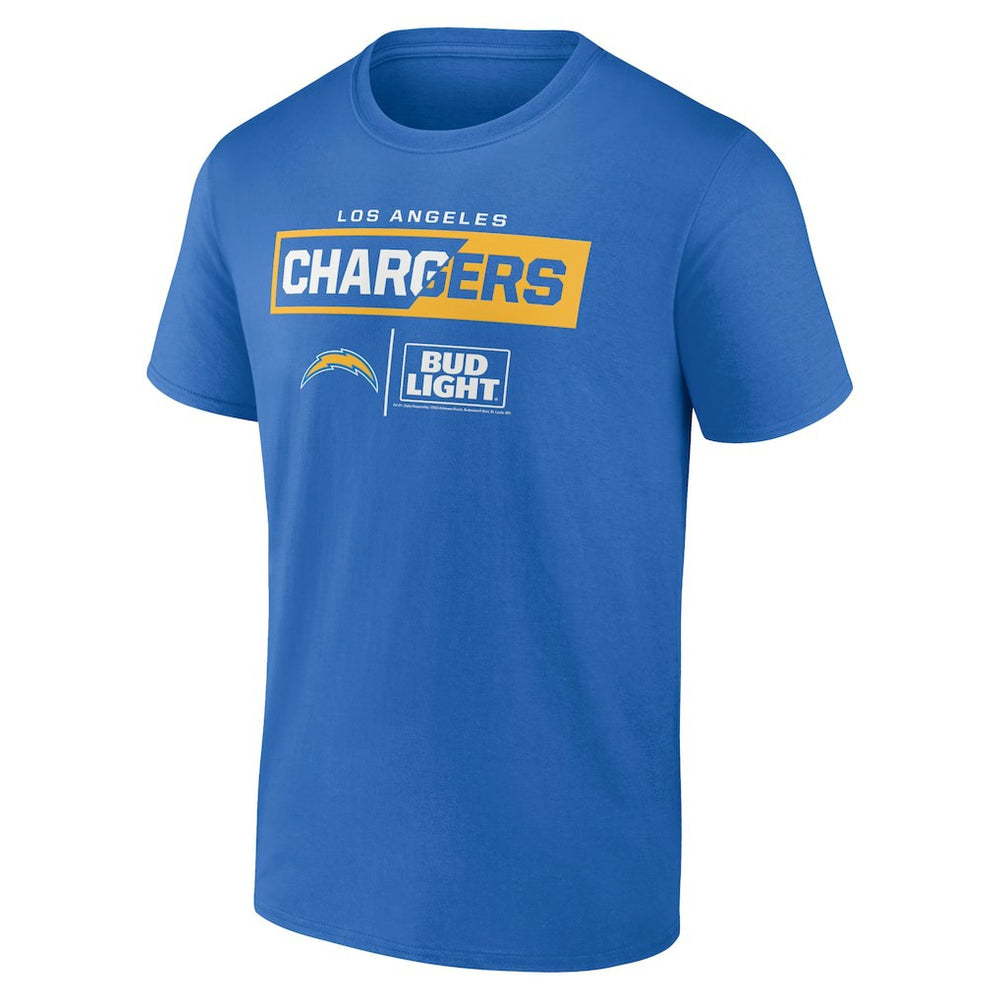Los Angeles Chargers NFL x Bud Light T-Shirt Blue | NFL