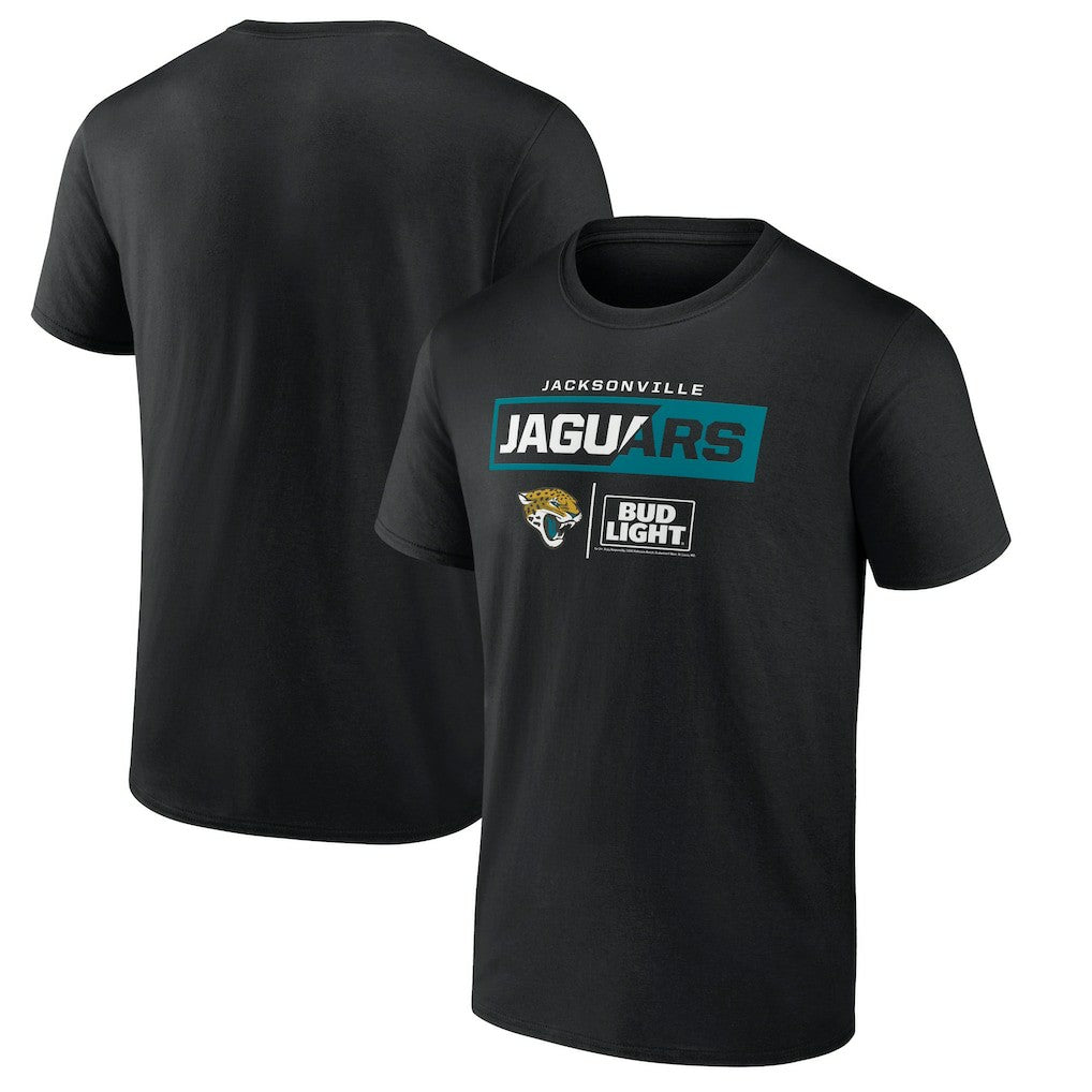 Jacksonville Jaguars NFL x Bud Light T-Shirt Black | NFL