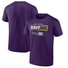 Baltimore Ravens NFL x Bud Light T-Shirt Purple | NFL