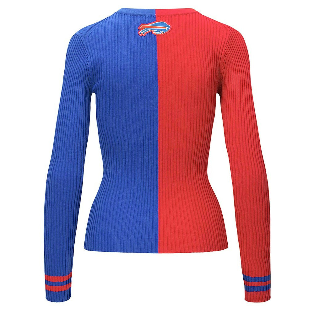 Buffalo Bills STAUD Women's Cargo Sweater Red/Royal | NFL