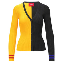Pittsburgh Steelers STAUD Women's Cargo Sweater Gold/Black | NFL