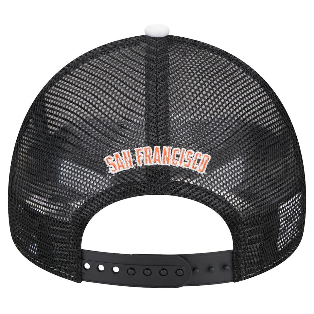 San Francisco Giants New Era Spring Training Circle Foam A-Frame 9FORTY Trucker Adjustable Hat - MLB