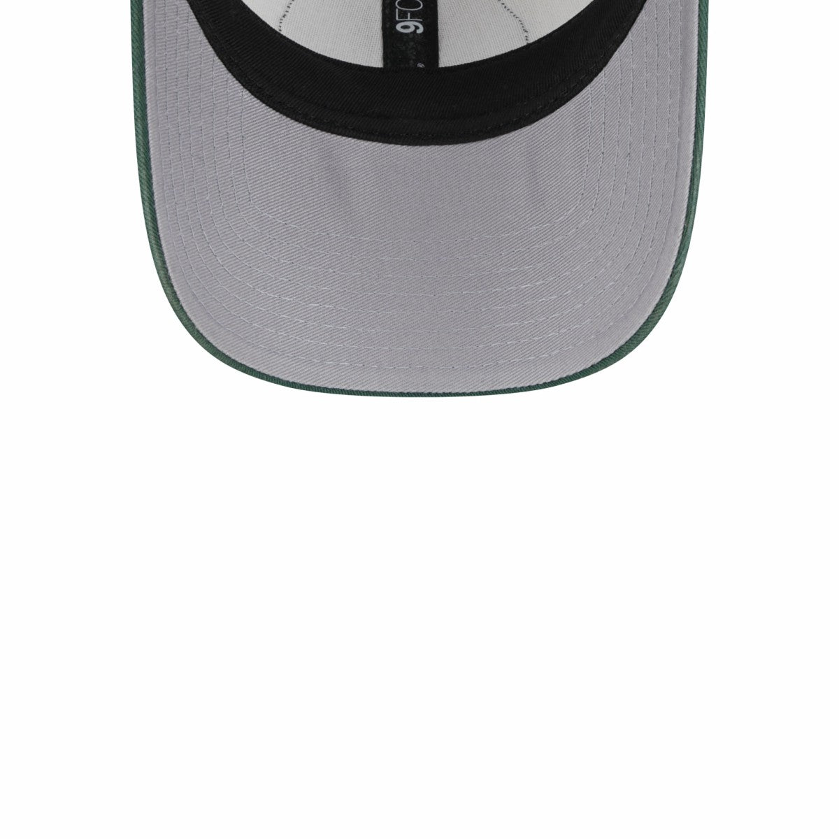 Milwaukee Bucks Throwback Patch Trucker 9FORTY Adjustable Hat Khaki/Hunter Green - NBA