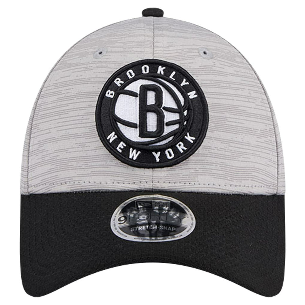 Brooklyn Nets Active Digi-Tech Two-Tone 9FORTY Adjustable Hat Heather Gray/Black - NBA