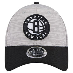 Brooklyn Nets Active Digi-Tech Two-Tone 9FORTY Adjustable Hat Heather Gray/Black - NBA
