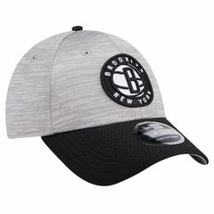 Brooklyn Nets Active Digi-Tech Two-Tone 9FORTY Adjustable Hat Heather Gray/Black - NBA