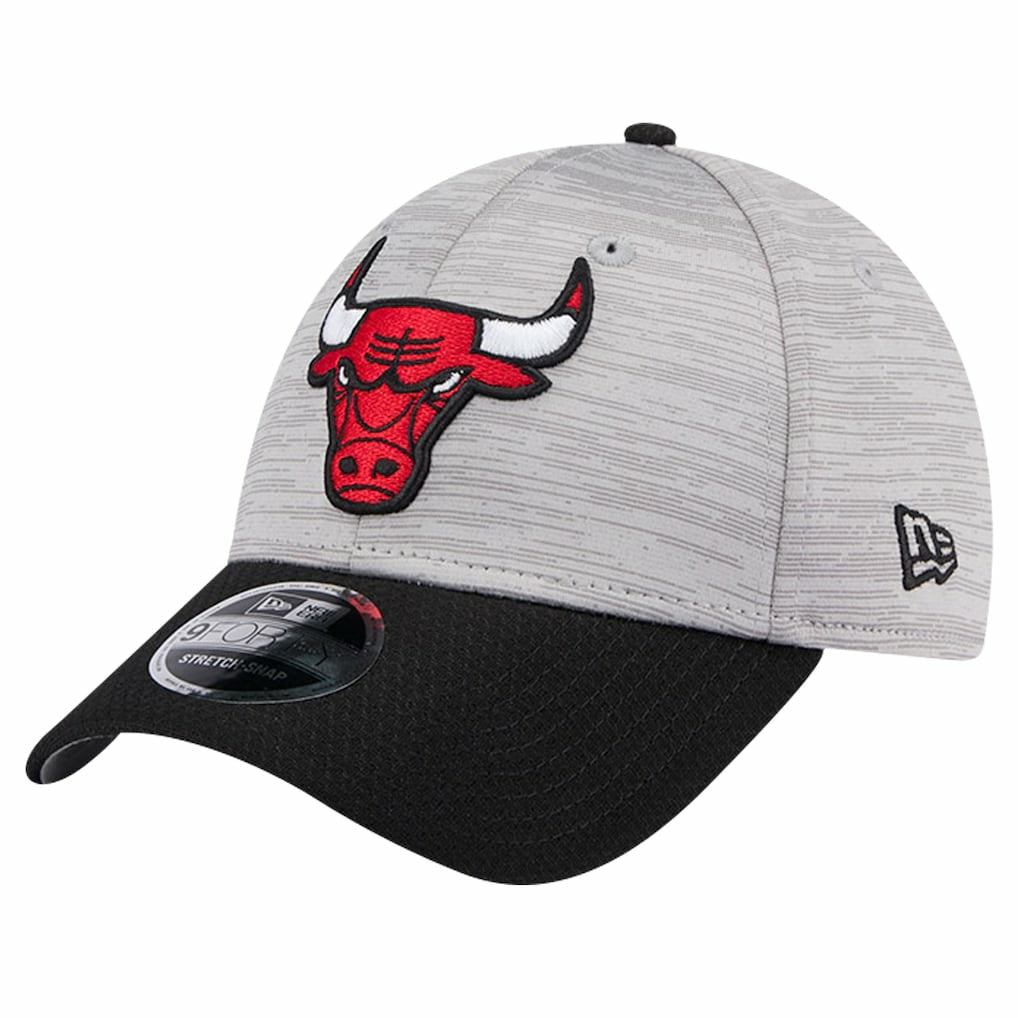 Chicago Bulls Active Digi-Tech Two-Tone 9FORTY Adjustable Hat Heather Gray/Black - NBA