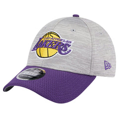 Los Angeles Lakers Active Digi-Tech Two-Tone 9FORTY Adjustable Hat Heather Gray/Purple - NBA