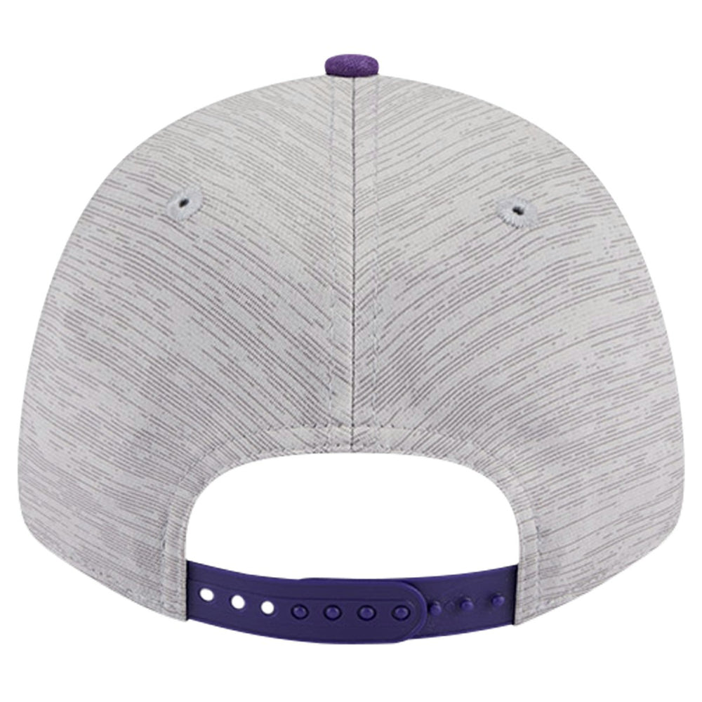 Los Angeles Lakers Active Digi-Tech Two-Tone 9FORTY Adjustable Hat Heather Gray/Purple - NBA