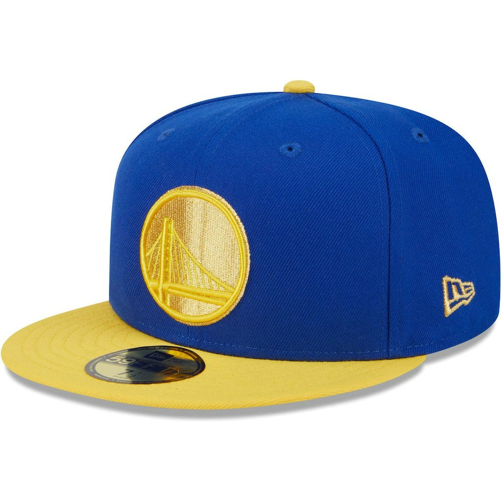 Golden State Warriors Gameday Gold Pop Stars 59FIFTY Fitted Hat Royal/Gold - NBA