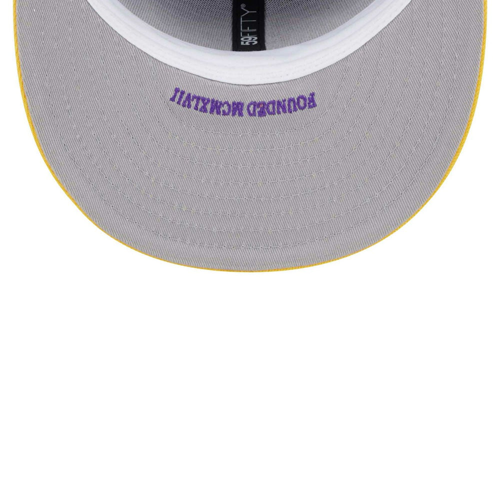 Los Angeles Lakers Gameday Gold Pop Stars 59FIFTY Fitted Hat Purple/Gold - NBA