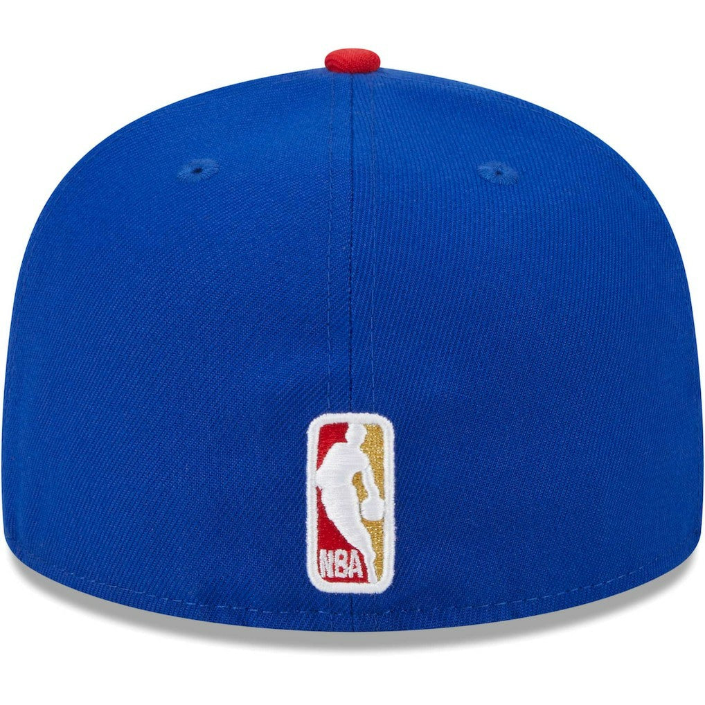 Philadelphia 76ers Gameday Gold Pop Stars 59FIFTY Fitted Hat Royal/Red - NBA