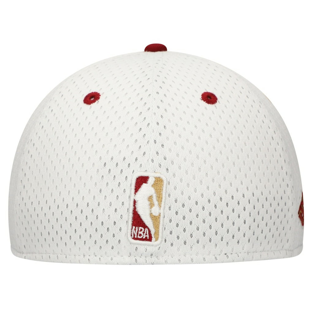 Cleveland Cavaliers Throwback 2Tone 59FIFTY Fitted Hat White/Wine - NBA