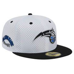 Orlando Magic Throwback 2Tone 59FIFTY Fitted Hat White/Black - NBA