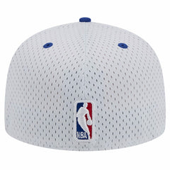 Philadelphia 76ers Throwback 2Tone 59FIFTY Fitted Hat White/Royal - NBA