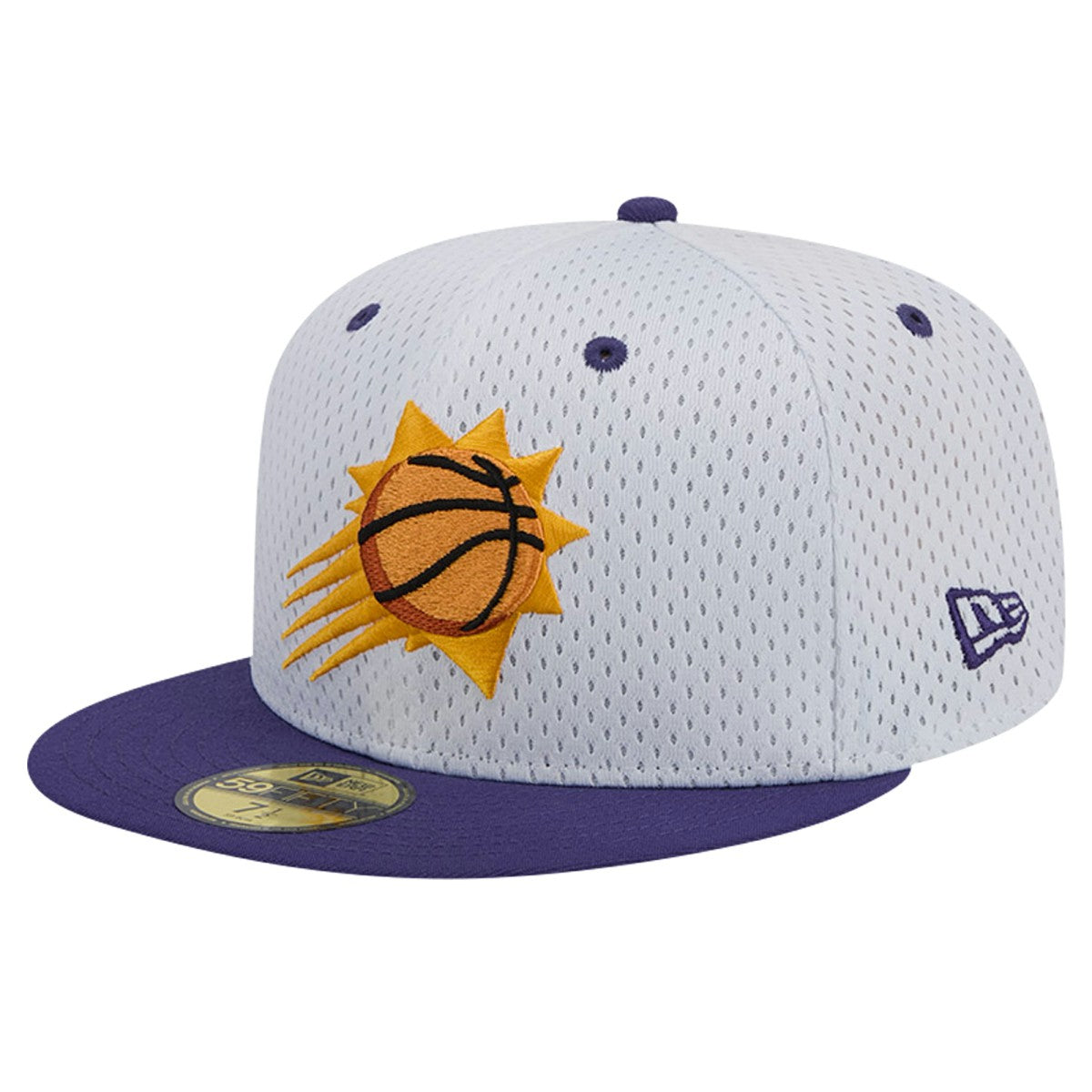 Phoenix Suns Throwback 2Tone 59FIFTY Fitted Hat White/Purple - NBA
