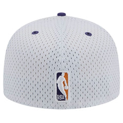 Phoenix Suns Throwback 2Tone 59FIFTY Fitted Hat White/Purple - NBA