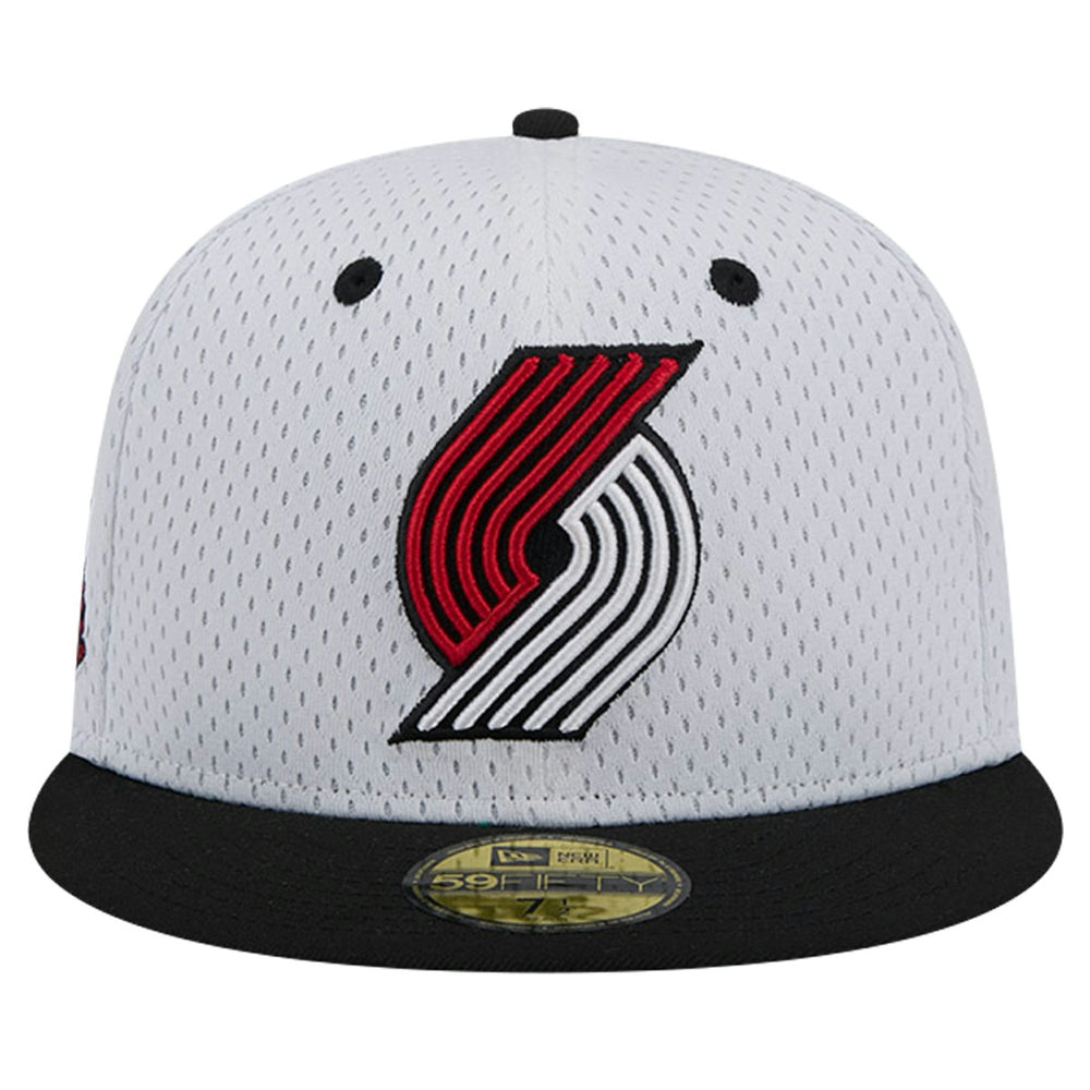 Portland Trail Blazers Throwback 2Tone 59FIFTY Fitted Hat White/Black - NBA