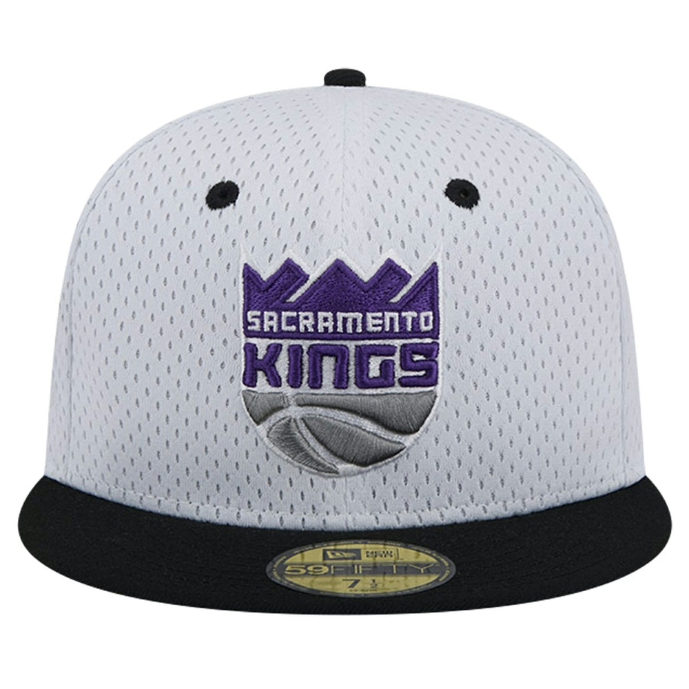 Sacramento Kings Throwback 2Tone 59FIFTY Fitted Hat White/Black - NBA