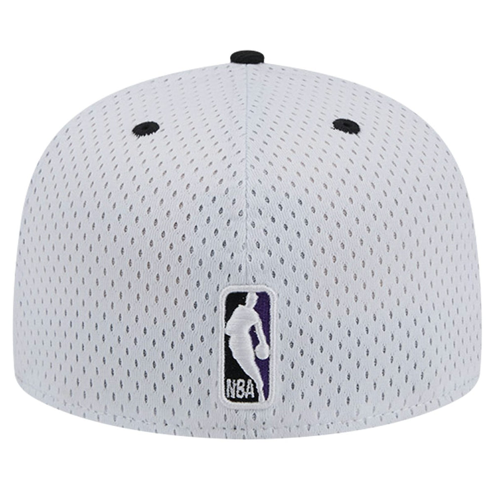 Sacramento Kings Throwback 2Tone 59FIFTY Fitted Hat White/Black - NBA