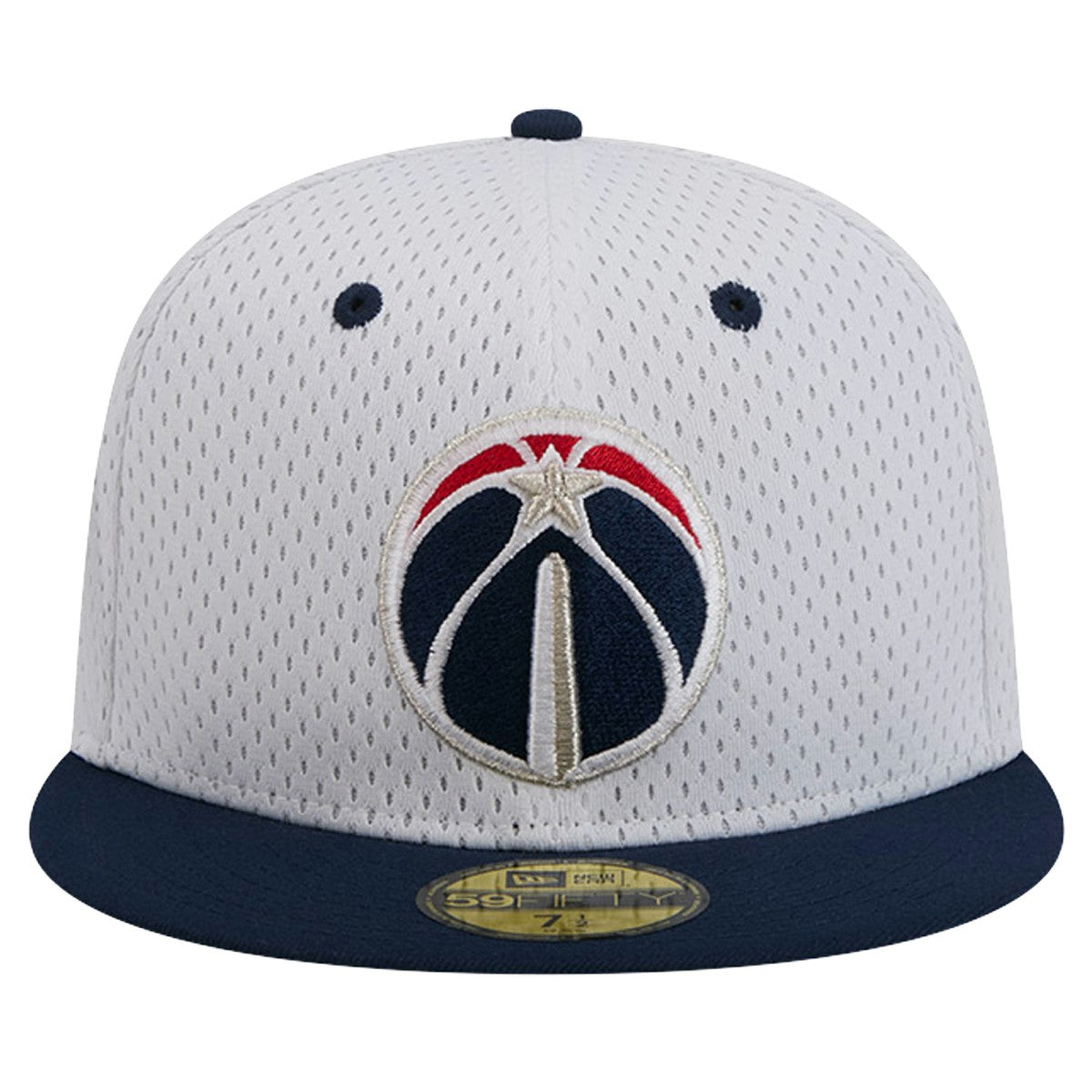 Washington Wizards Throwback 2Tone 59FIFTY Fitted Hat White/Navy - NBA