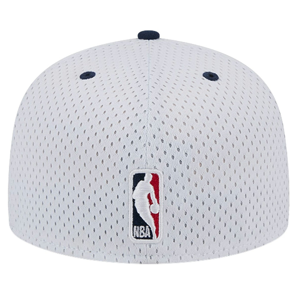 Washington Wizards Throwback 2Tone 59FIFTY Fitted Hat White/Navy - NBA