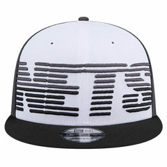 Brooklyn Nets Throwback Gradient Tech Font 9FIFTY Snapback Hat White/Black - NBA