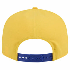 Golden State Warriors Throwback Gradient Tech Font 9FIFTY Snapback Hat White/Royal - NBA